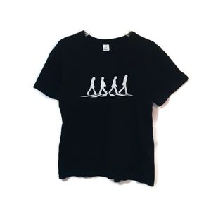 The Beatles Black T-Shirt 🍉
